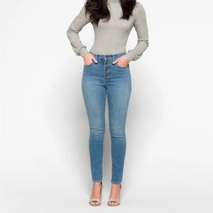 Madewell High Rise Women Jeans in Light Blue